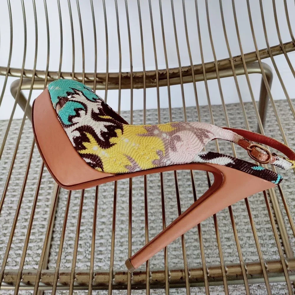 NIB $459 MIssoni slingbacks IT 40 US 9‎